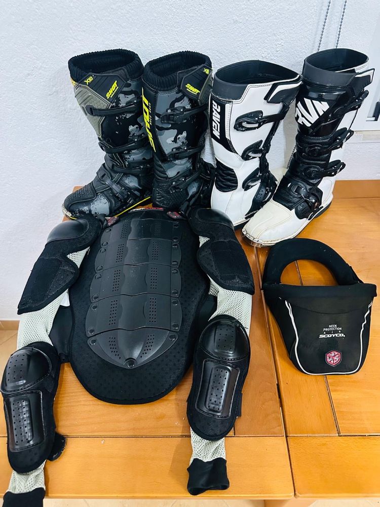 Colete criança prtoector moto cross mx enduro tamanho S