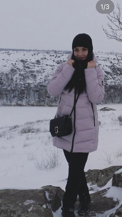 Зимний женский пуховик