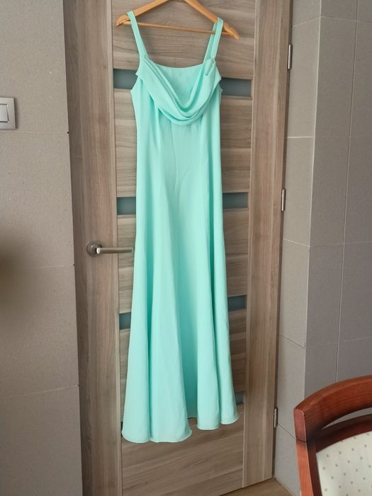 lniana sukienka bez rękawów vintage retro 90s