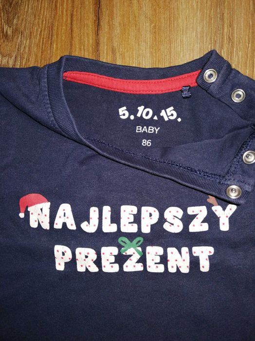 Body chłopięce świąteczne 5*10*15 rozm. 86