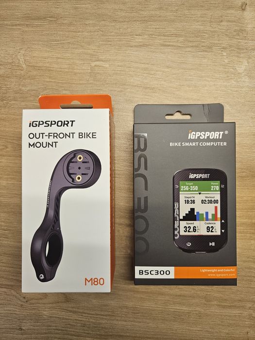 Nowy licznik komputer rowerowy nawigacja GPS iGPSPORT BSC300 + uchwyt