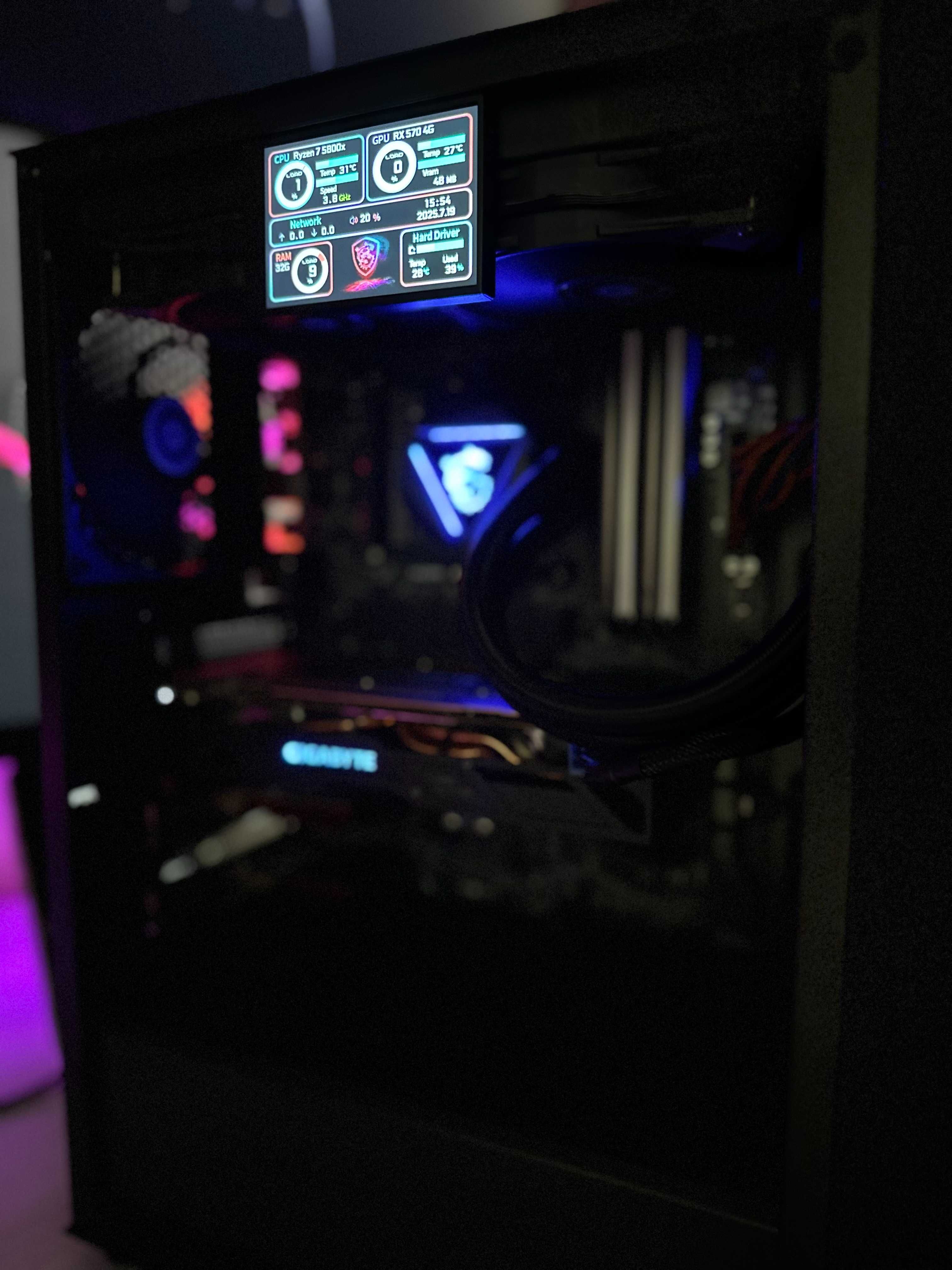 Готовый ПК без видеокарты Ryzen 7 5800x \ MSI B550 \ 32gb \ 512 SSD