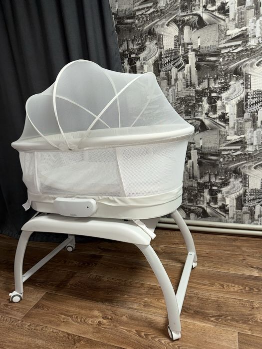 Детская кроватка-люлька  Lionelo Coral White