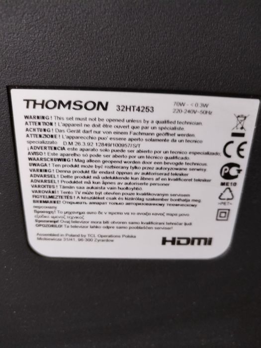 Telewizor Tomson 32 cale