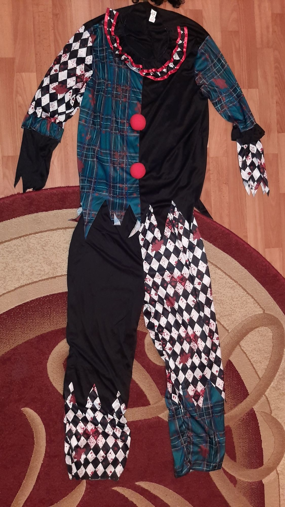 Новый карнавальный костюм Клоун, Шут,Скомарох, размер 54-56