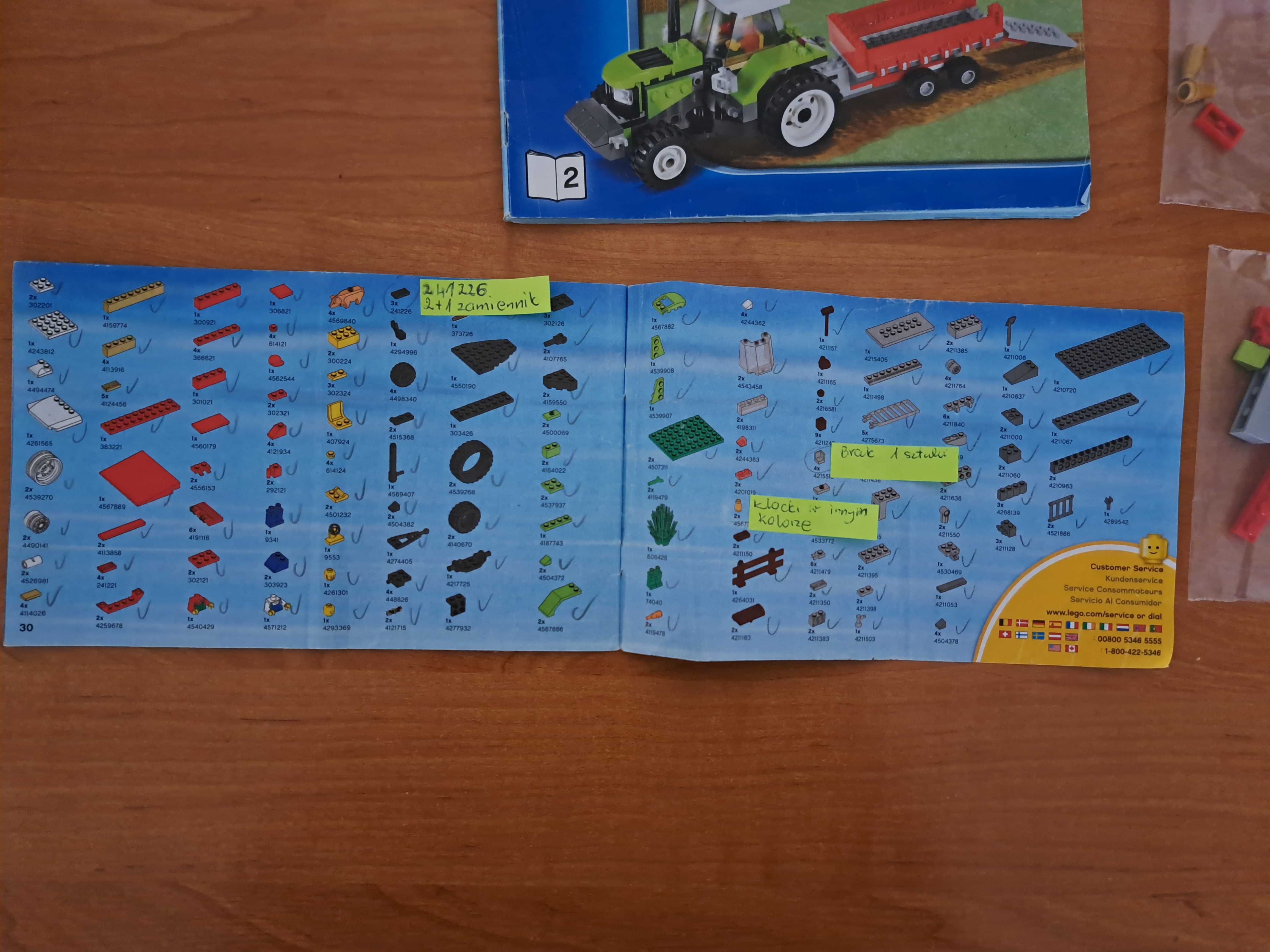 Lego City 7684 Hodowla świń i traktor