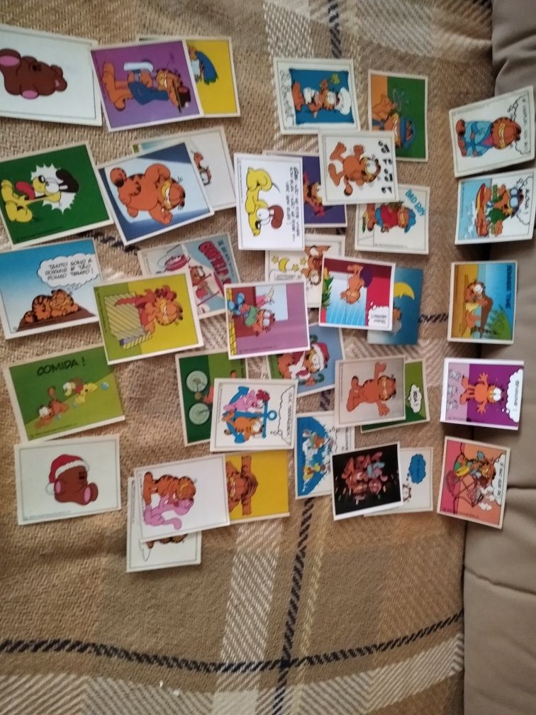 Cromos coleção Garfield