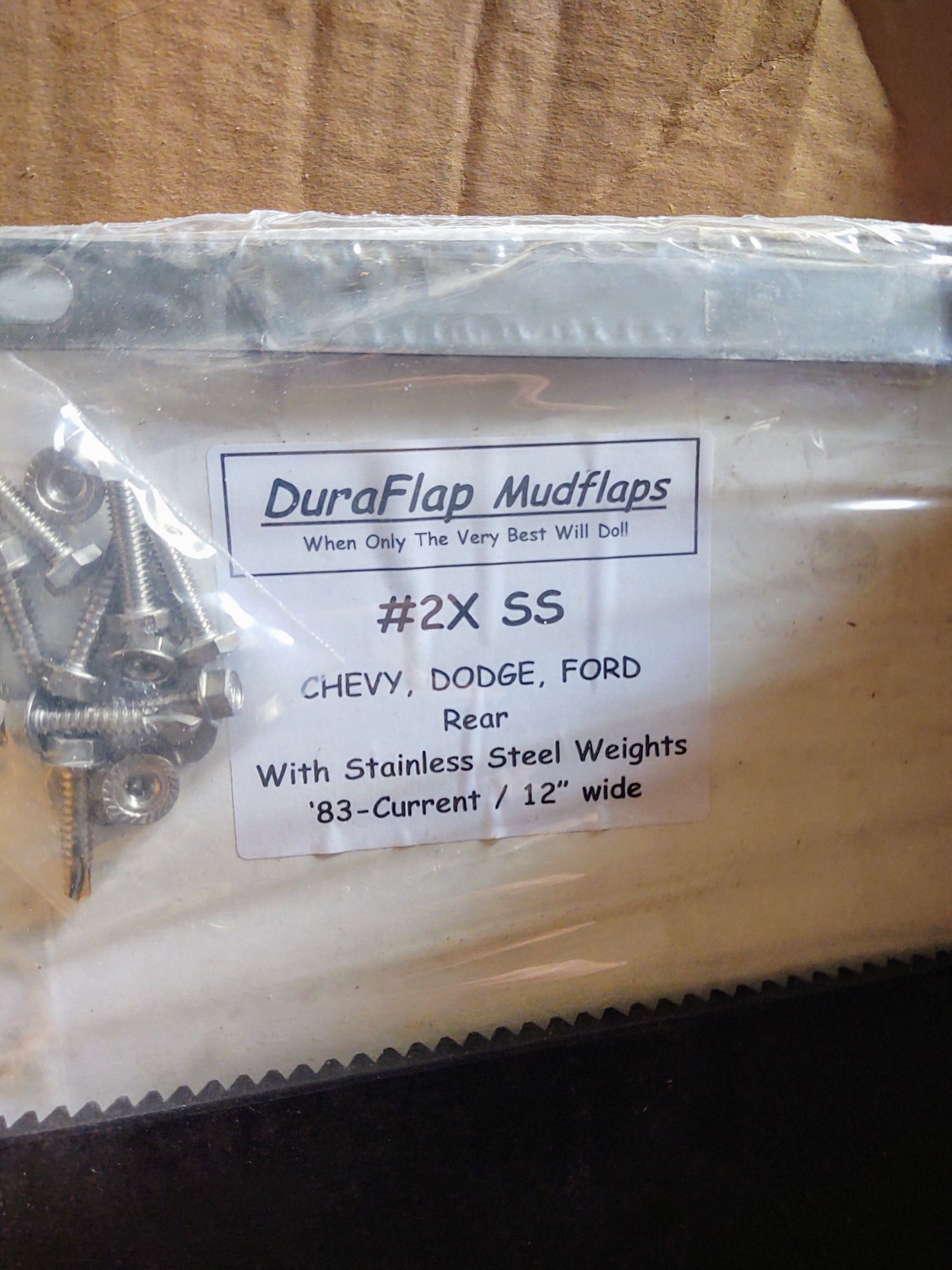 Брызговики задние duraflap mud flaps