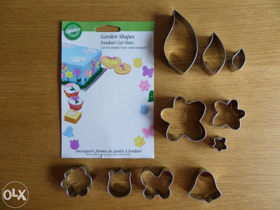 Wilton - cake design - cortadores jardim