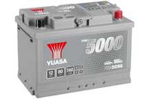 Akumulator Yuasa Silver 12V 80Ah 740A Prawy Plus