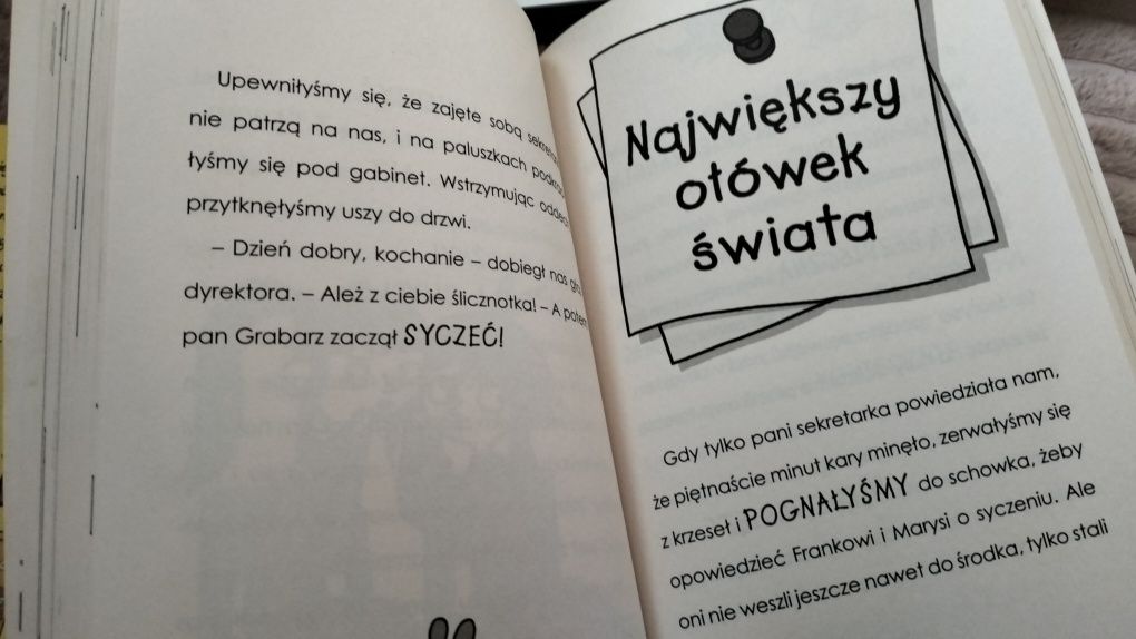 2 książki P. Butchart Nasz Dyrektor... i Atak tajemniczych Kucharek