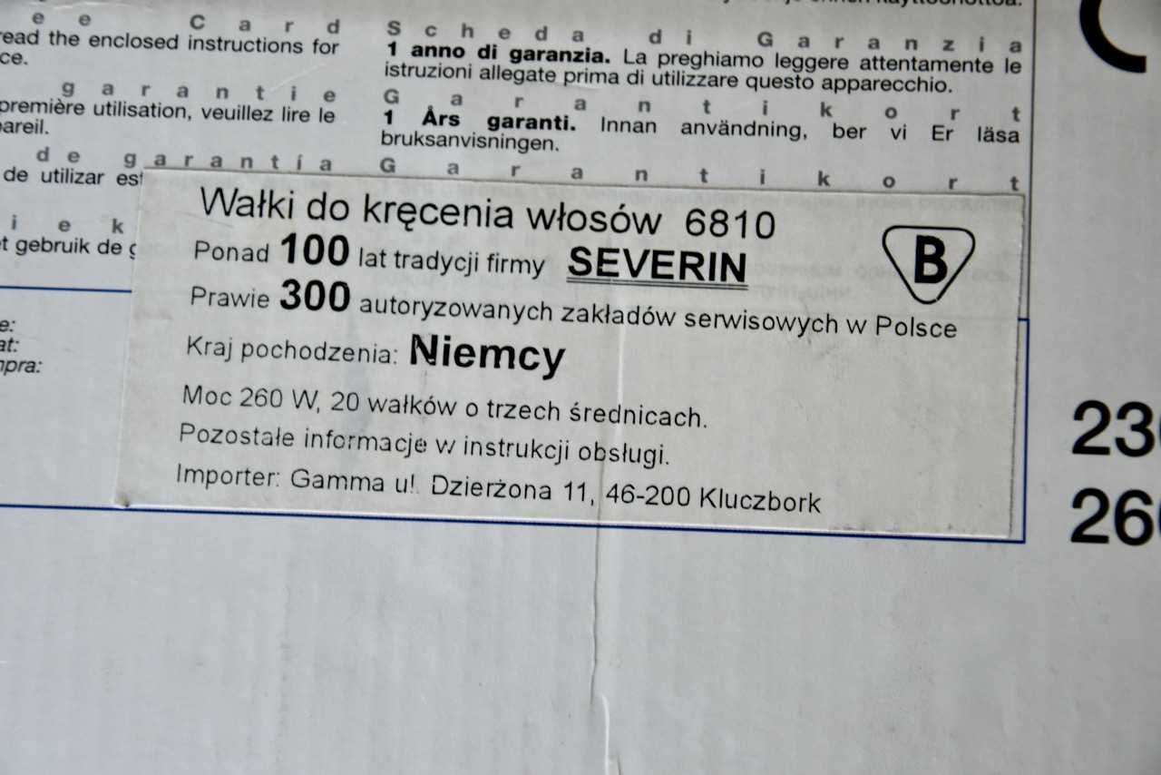 Termoloki SEVERIN,  wałki do kręcenia włosów