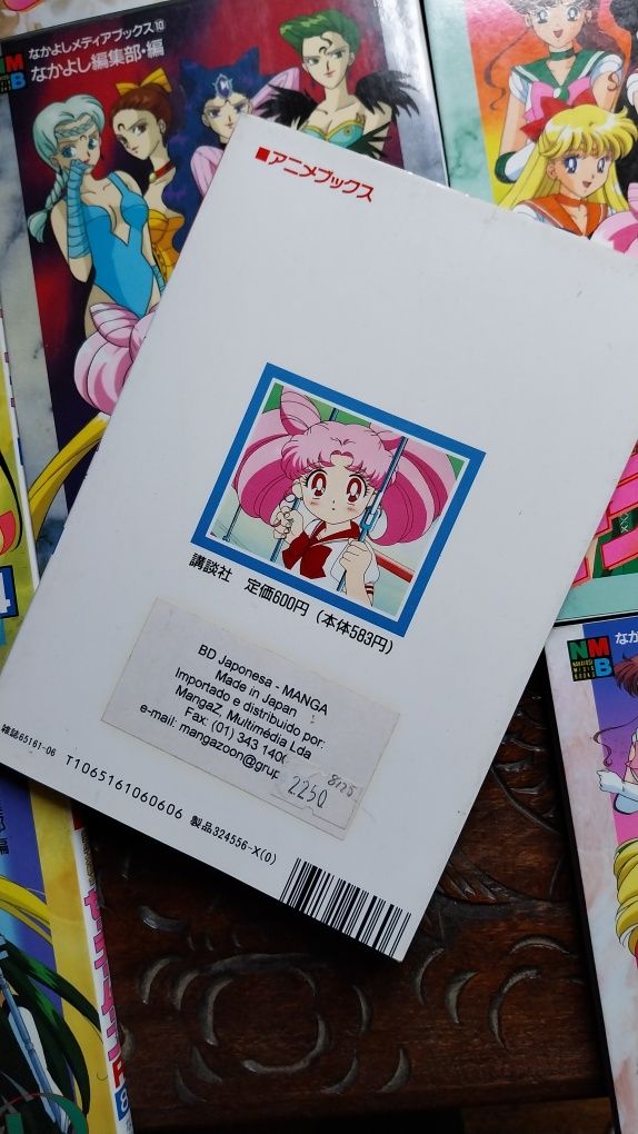 Lote de livros Sailormoon anime Sailor Moon