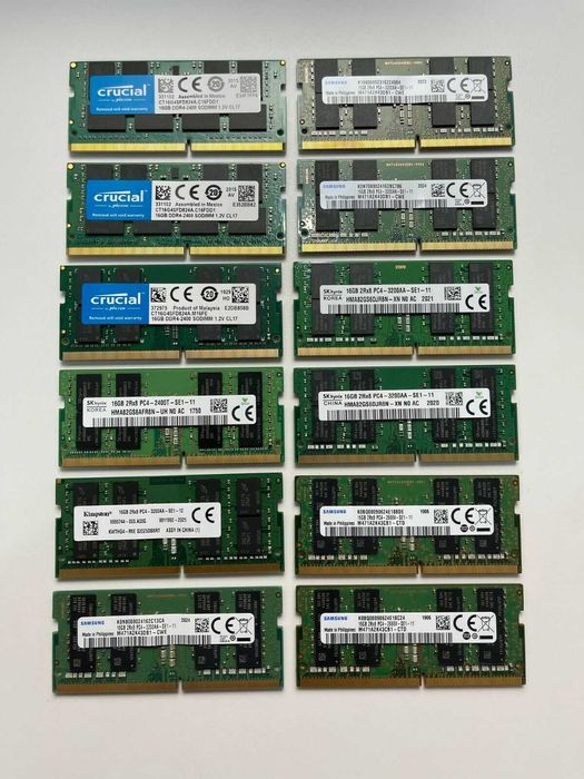 Память DDR4 16Gb SODIMM PC4 для ноутбука