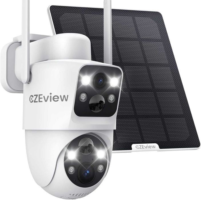 Kamera Solarna WiFi CZEview G6 360° Dual Lens AI Full HD Zewnętrzna