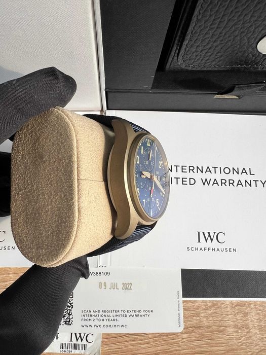 Piękny IWC Pilot's Chronograph 41mm 2022 fullset - Przecena