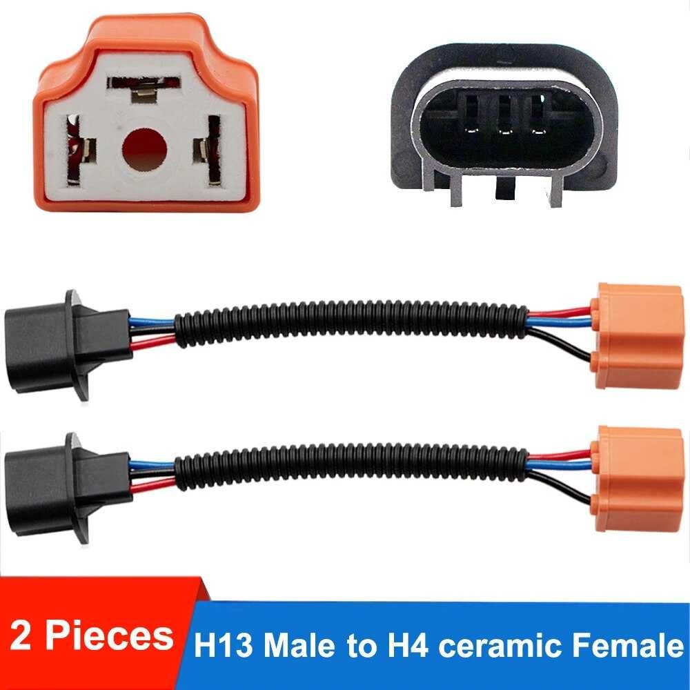 Переходники - коннектор и переходные кольца c цоколя Н13 на Н4