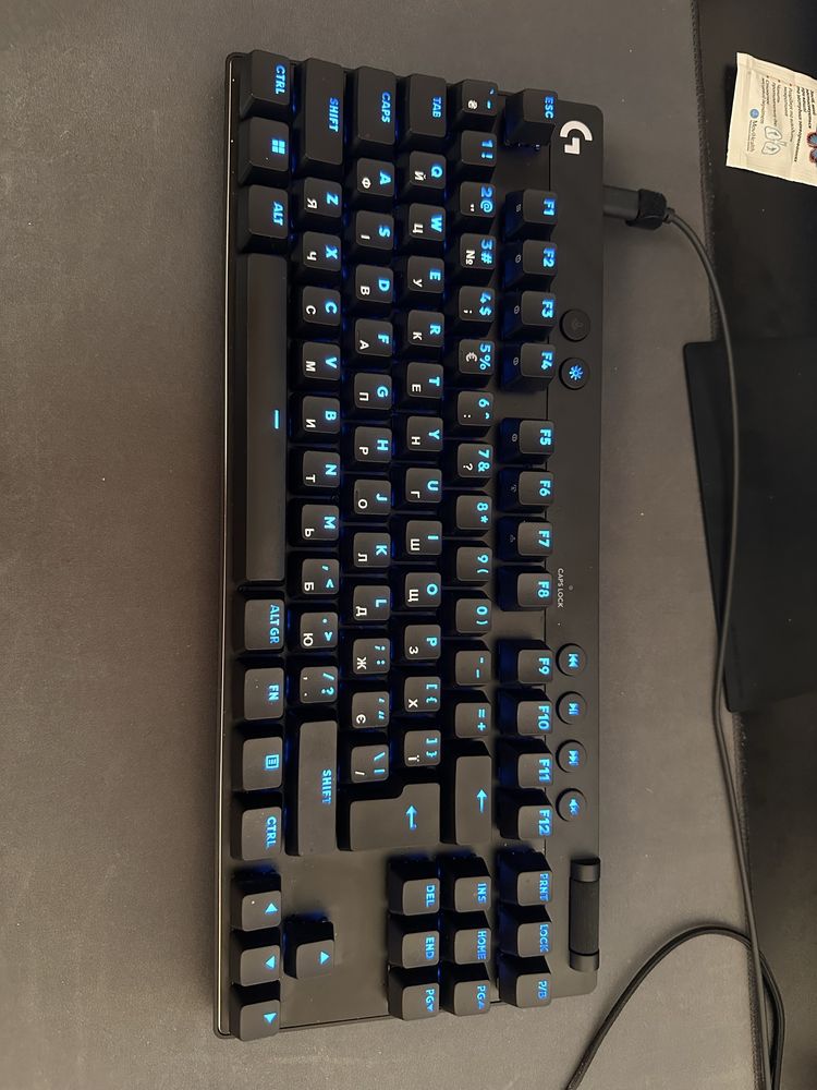 Клавіатура дротова Logitech G PRO X TKL RAPID Black LINEAR