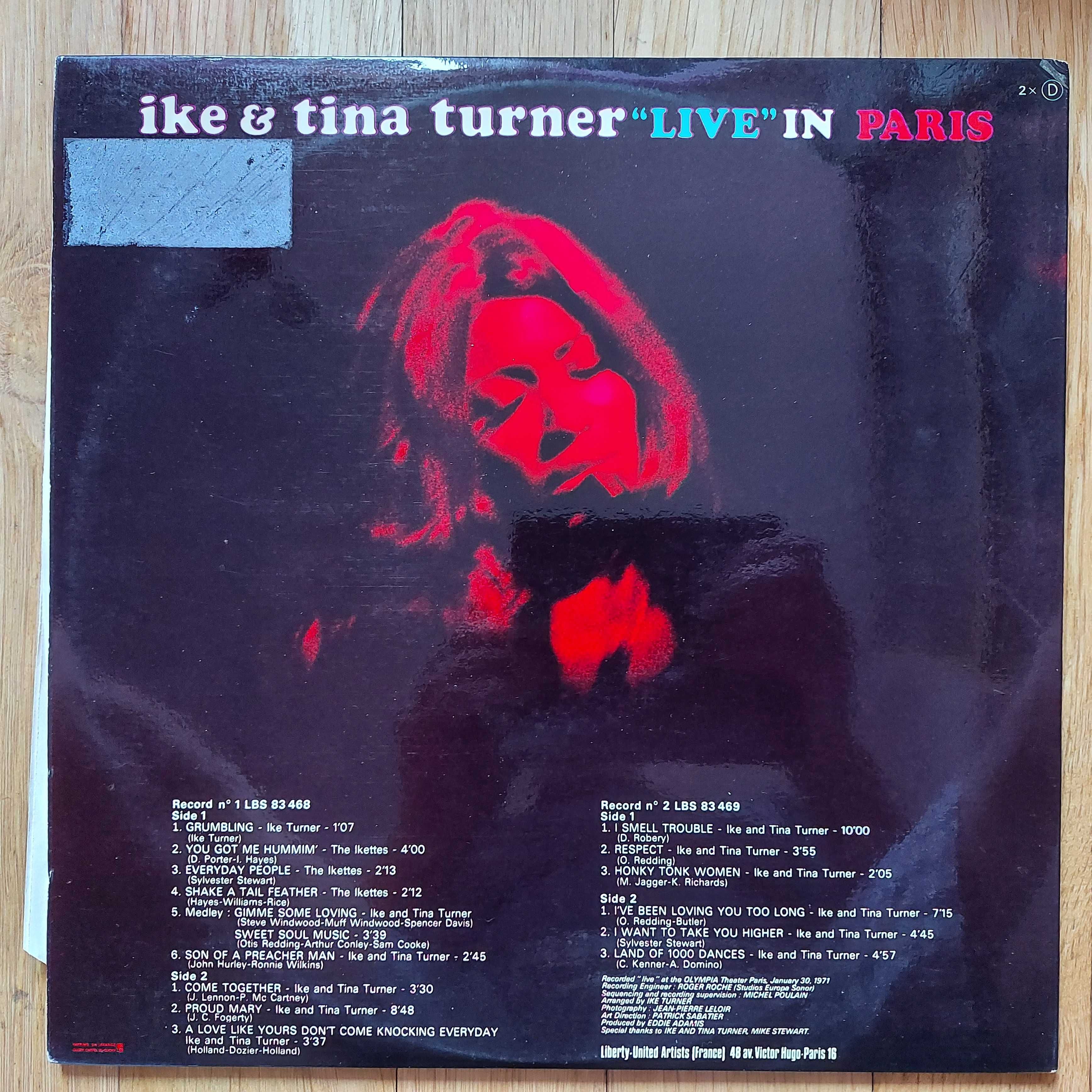 Ike & Tina Turner Live In Paris 1971 NL (NM-/EX+)  + inne tytuły