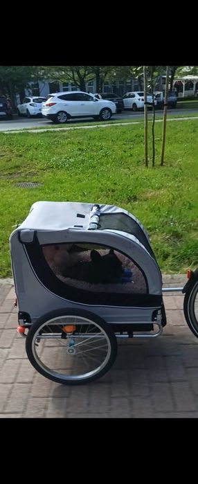 Wózek do roweru dla psa