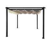 Pergola aluminiowa 3x3 z dachem rozsuwanym