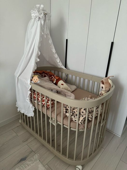 Łóżeczko Tweeto 7w1 ciemny beż