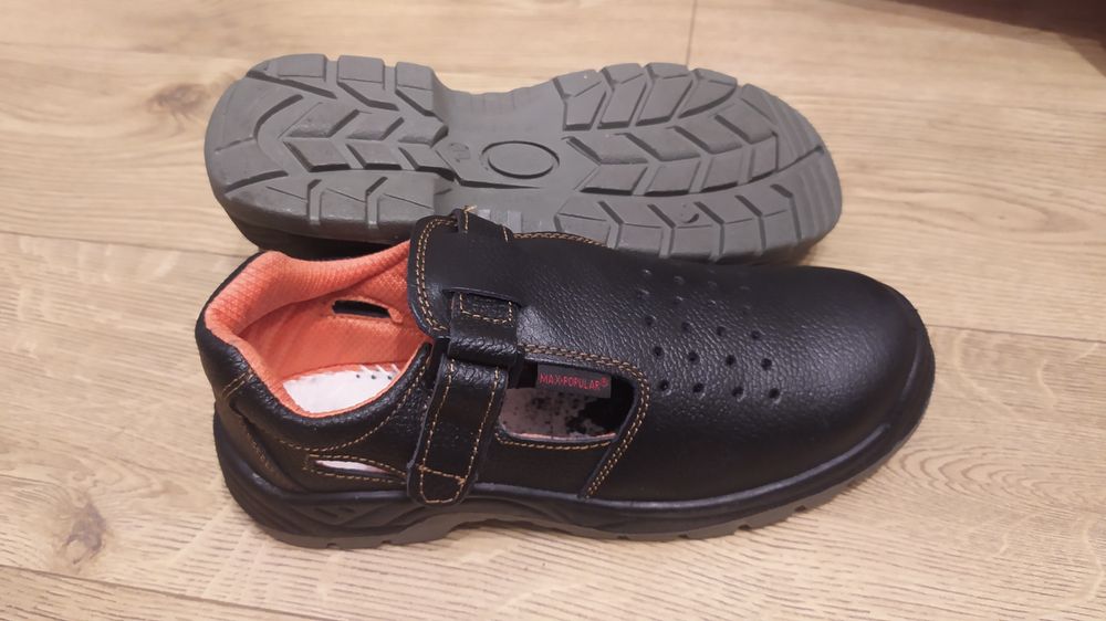 Buty ochronne, robocze Max-Popular w rozmiarze 44, przewiewne, nowe