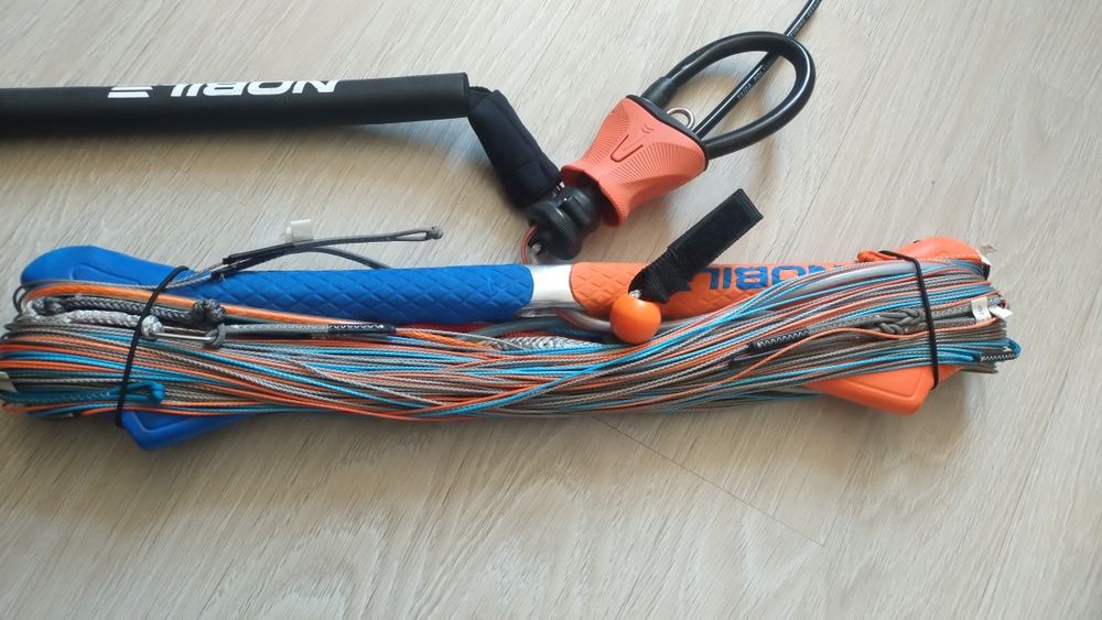 Bar nobile 52 cm 20+3 m linki kiteboarding NOWY