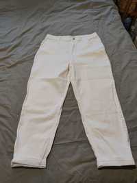 Spodnie jeansowe białe boyfriend Greenpoint 42 nowe