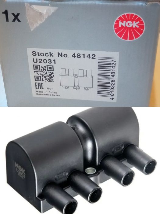 Котушка запалювання NGK U2031 (48142) (Chevrolet Daewoo Fso Opel)