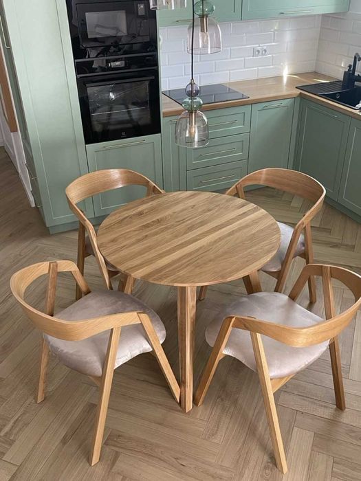 Stół Dębowy / Krzesło Dębowe LOFT / Hoker Barowy / Okrągły Rozkładany