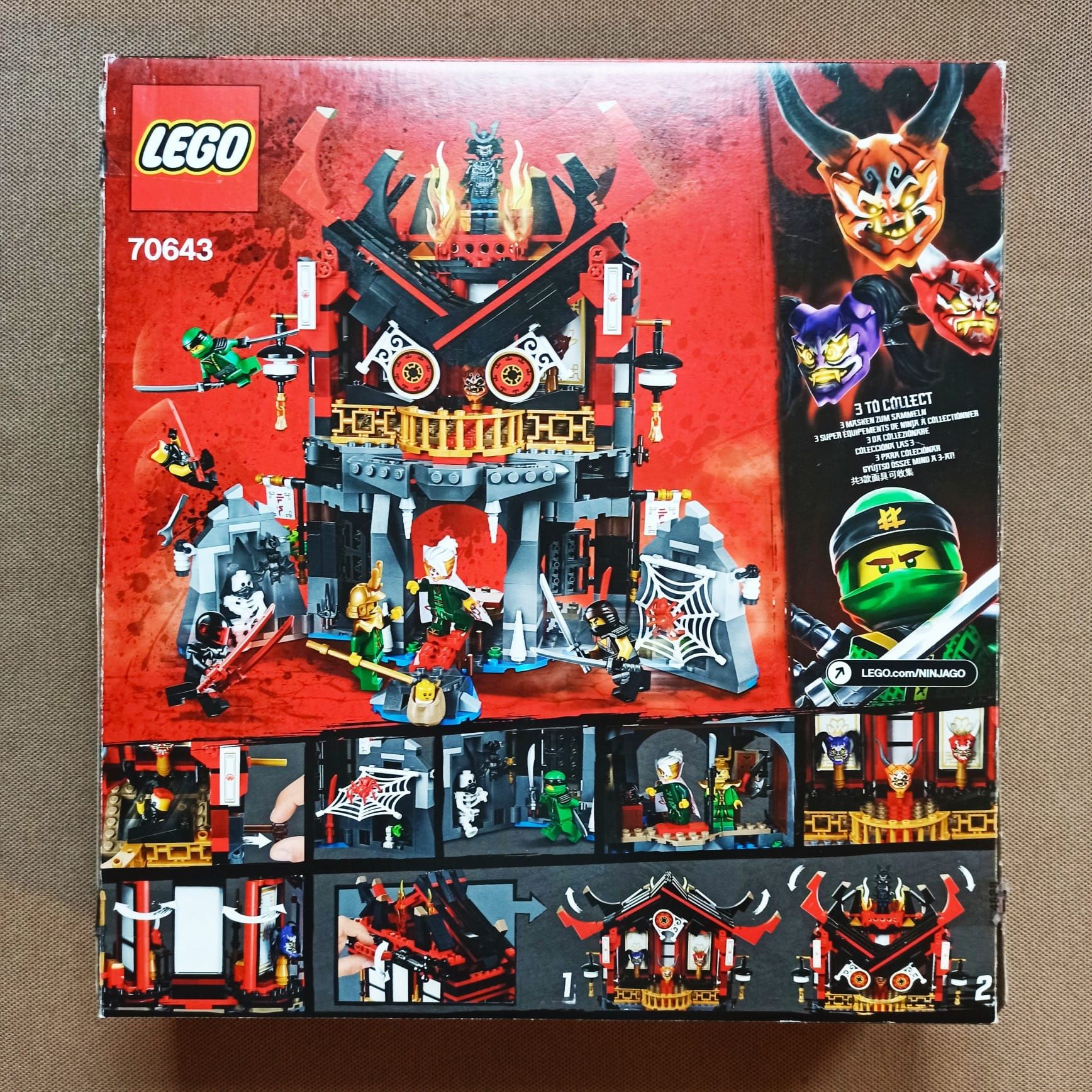 Zestaw Lego 70643 świątynia wskrzeszenia 100% kompletny