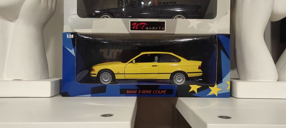 1/18 Bmw serie 3 coupé ut models carro coleção miniatura