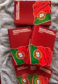 Colecção completa dicionário e auxiliares de: Português - 6 livros