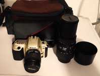 Máquina Fotográfica NIKON F50 + 2 Objectivas!