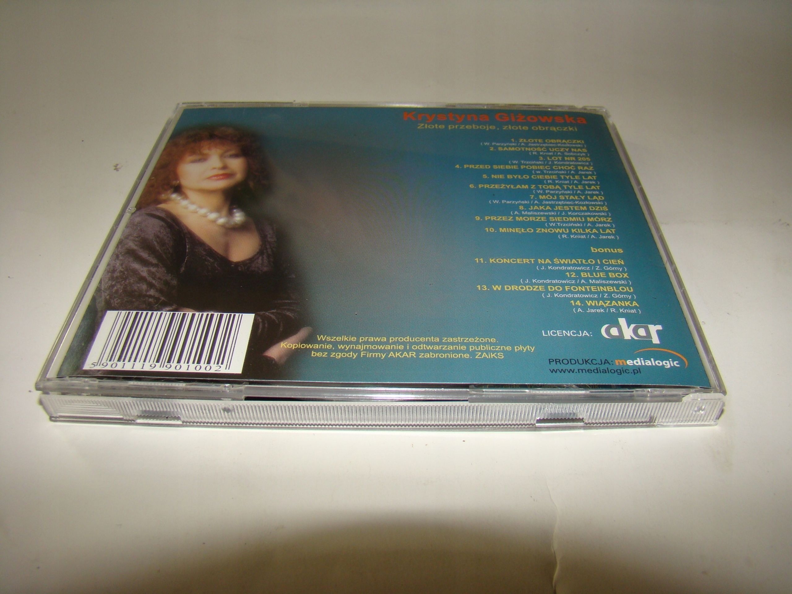 Krystyna Giżowska Złote przeboje CD *