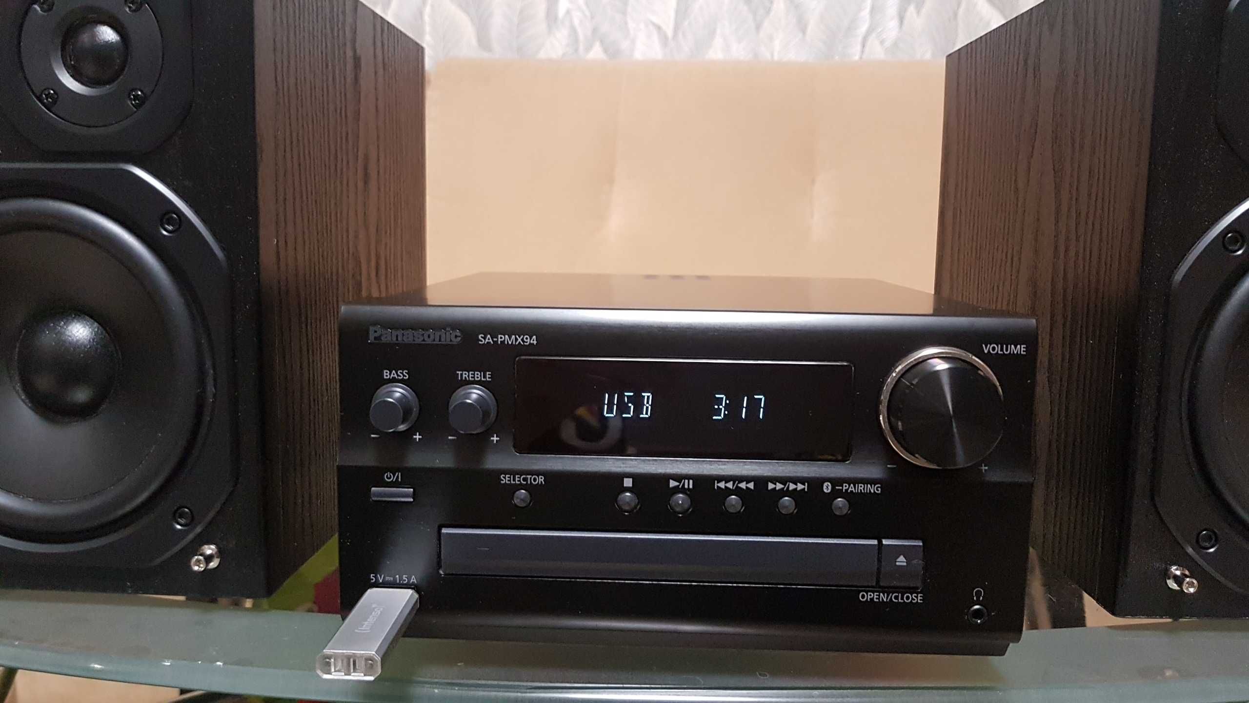 Музыкальный центр Panasonic SA-PMX94 /BT,FLAC,DAB/ made in Malaysia