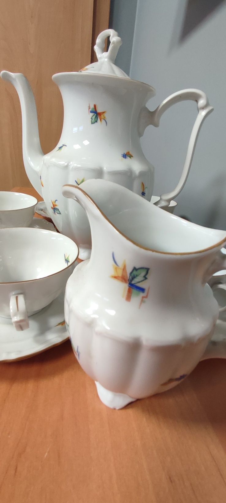 Porcelana Tielsch Wałbrzych zestaw kawowy