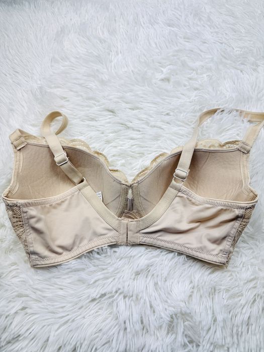 Biustonosz usztywniany 75D beżowy Debenhams