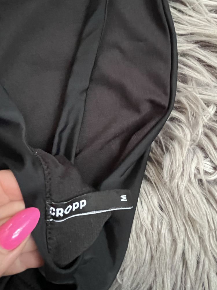 Cropp kostium kąpielowy jednoczęściowy S/M czarny z nyszka miki