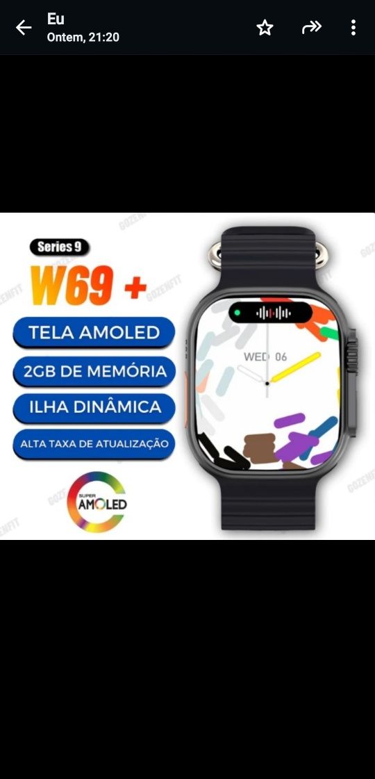 Vendo Smartwatch W69 Plus