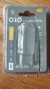 Żarówki LED PREMIUM G9 4W 3000K (barwa ciepła) 470lm (5 lat gwarancji)