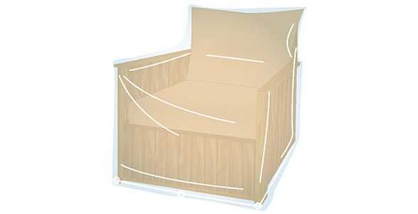 2x Capas para cadeirão exterior Campingaz