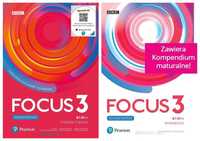 |NOWE| Focus 3 Podręcznik + Ćwiczenia + Benchmark + Kompendium +Mondly