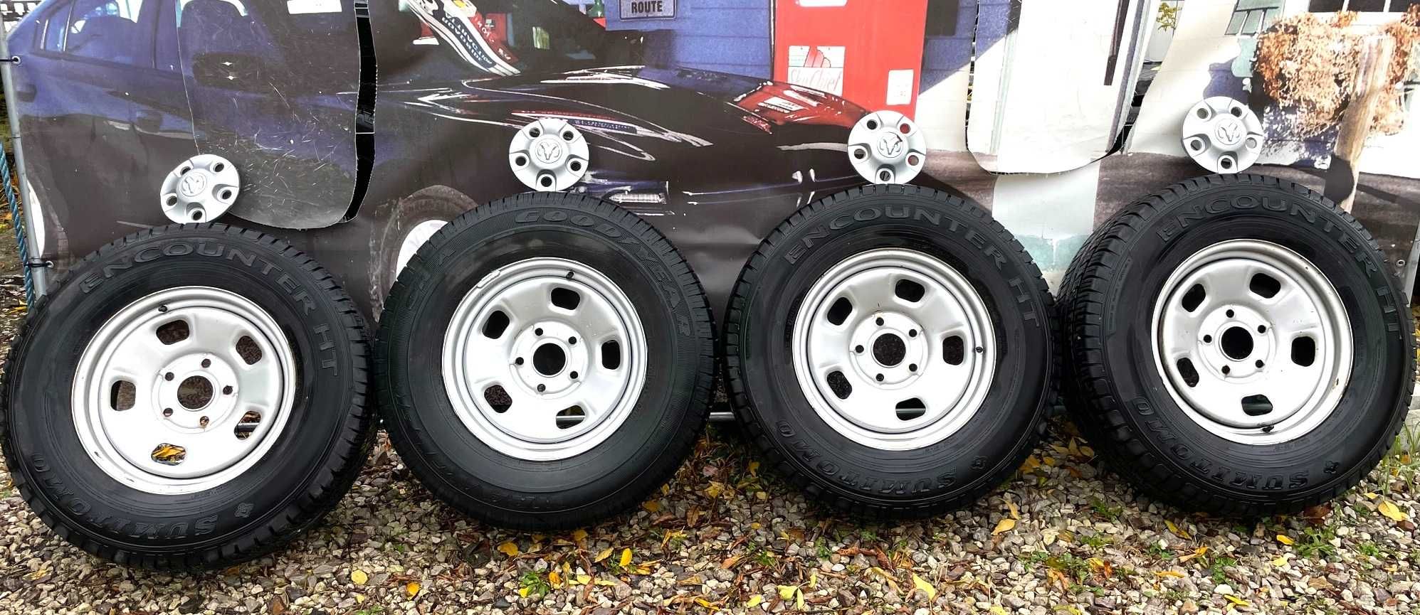 Koła Opony Felgi Stalowe Dodge RAM 1500 IV 265/70R17 5x139,7