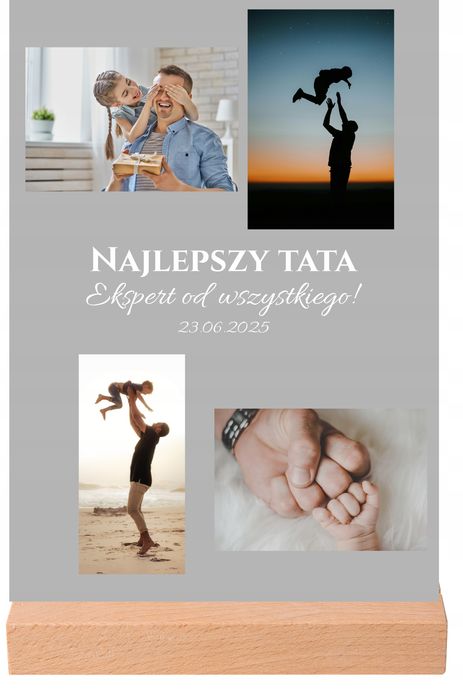 Tabliczka Statuetka Najlepszy Tata Ekspert od Wszystkiego  dla Taty