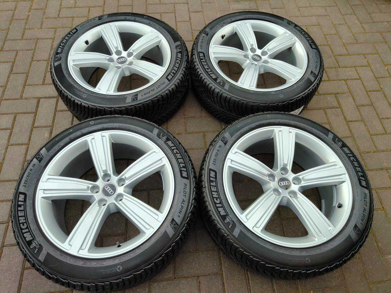 5x112 Zimowe Koła R19 AUDI A8 D5 Q3 A7 ET32 235/50 MICHELIN 2023r NOWE