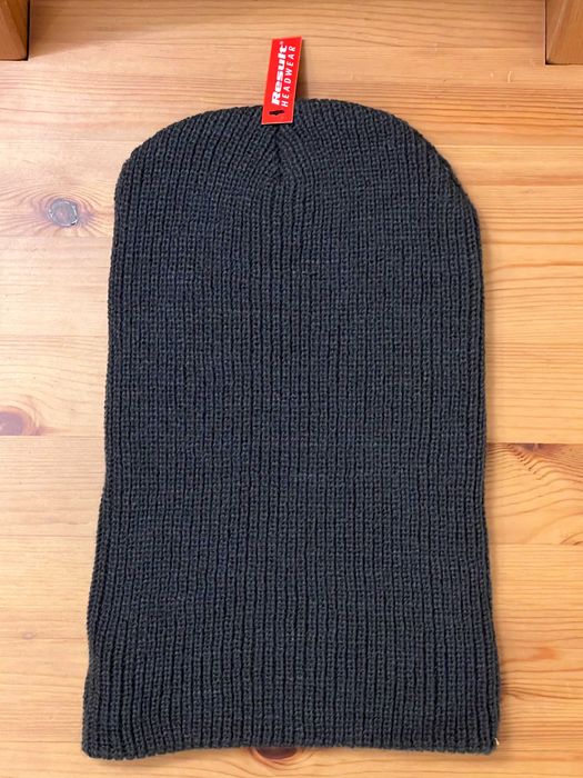 Czapka Beanie długa Szara