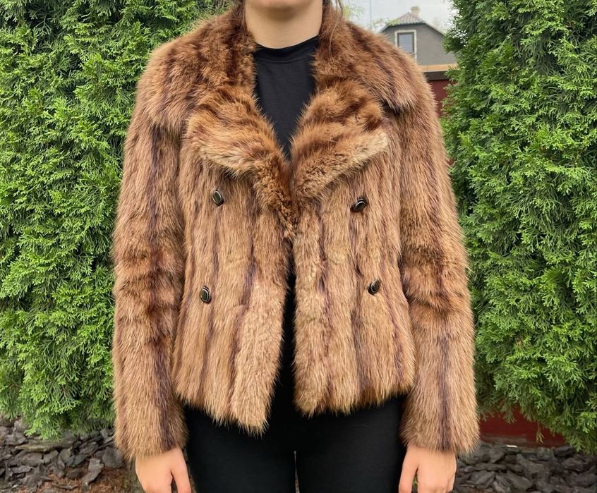 Шуба з натурального хутра (норка) з Італії розмір xs