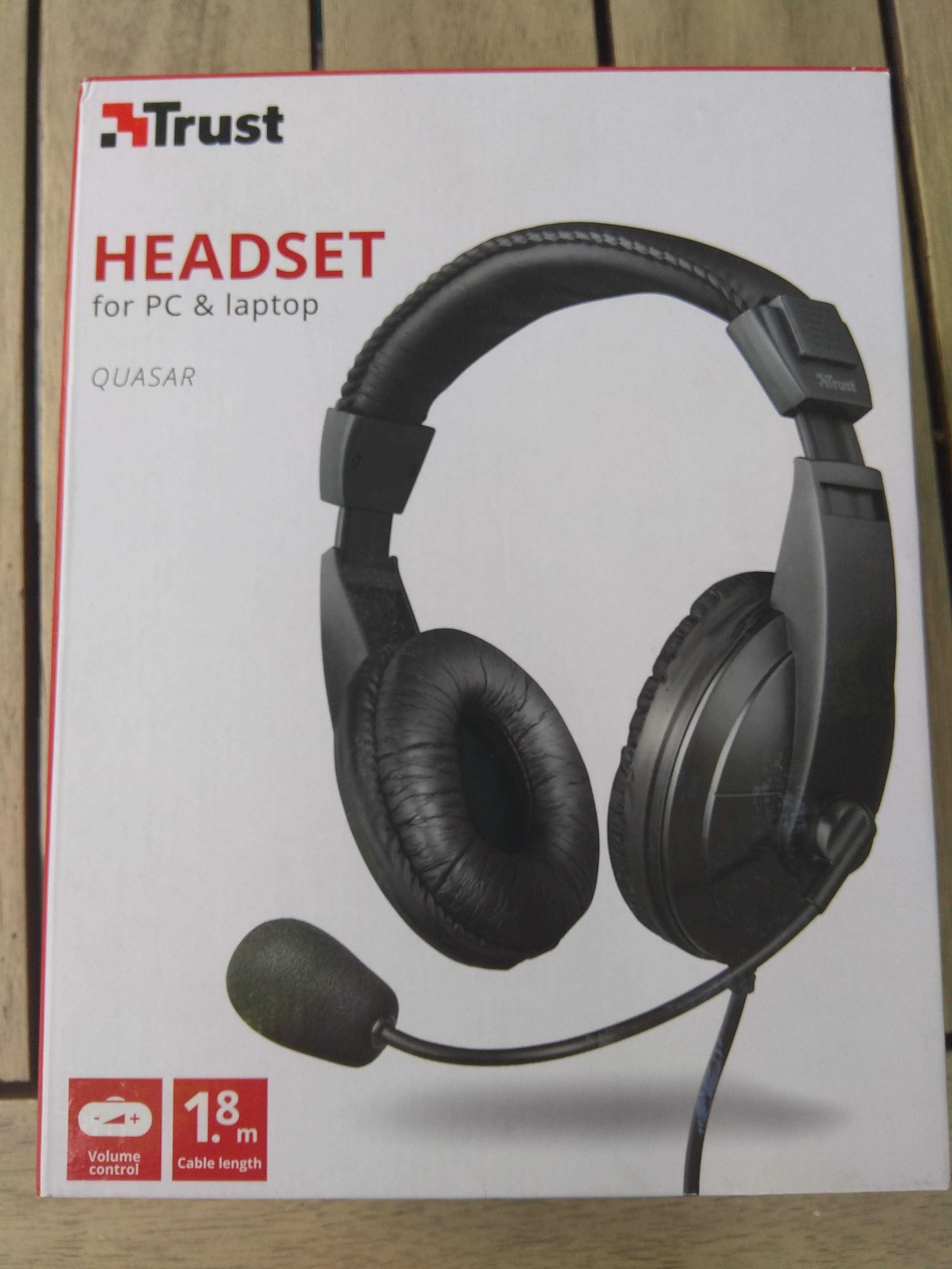 Słuchawki - Zestaw słuchawkowy Trust Quasar Headset